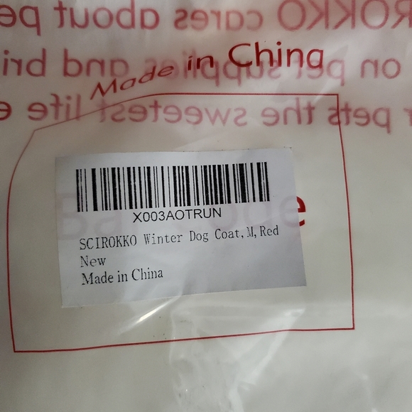 NWT SCIROKKO Red Plaid Polar Fleece Dog Vest Winter Warm Coat Reversible Jacket - Picture 9 of 9